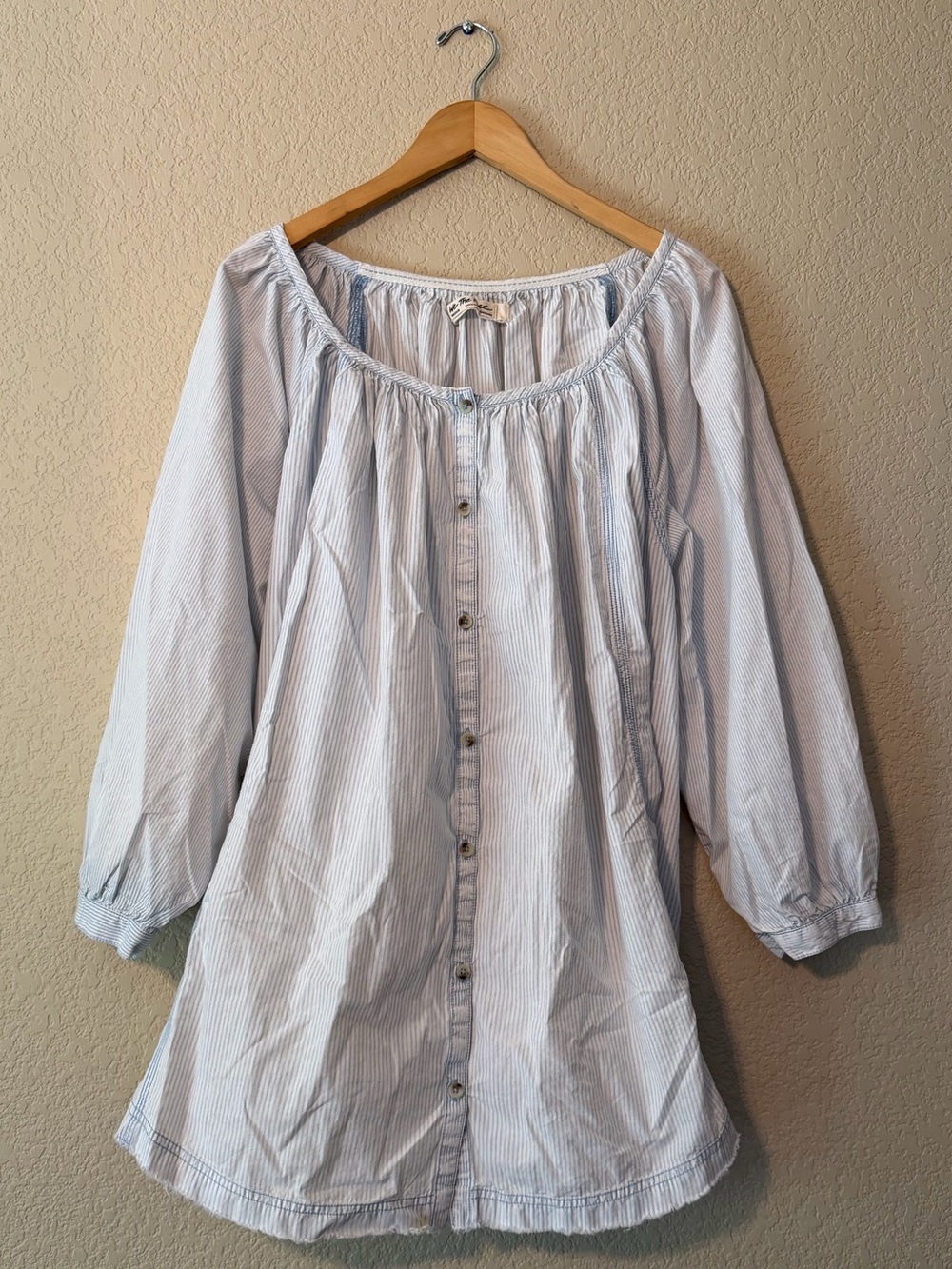 Free People We The Free Oxford Swing Tunic, Sz MD